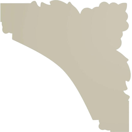 Ekena PML11X11LA W x 11 3/4" H Lanarkshire Panel Moulding Corner, Primed
