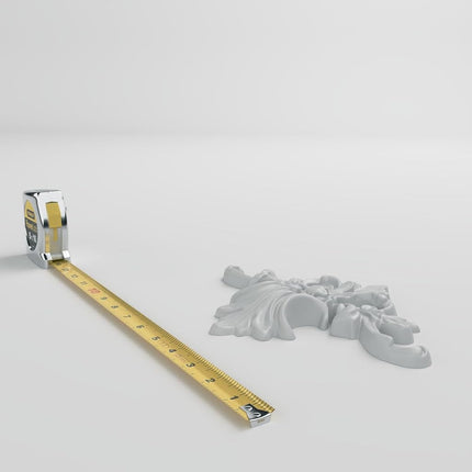 Ekena ONL10X07X01AM 9 1/2" W x 7 1/4" H x 1" P Amelia Onlay, Primed, Inquiries-by email