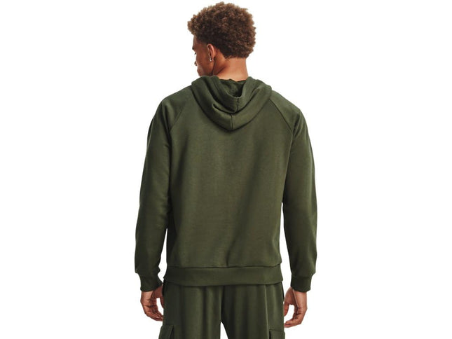 Under Armour Men's UA Rival Fleece Hoodie, (390) Marine Od Green / / White, XX-Large Tall