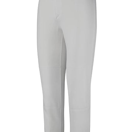 Mizuno 350462.9191.04.S Pantalón de sóftbol con cinturón para niñas (juvenil), gris, talla pequeña