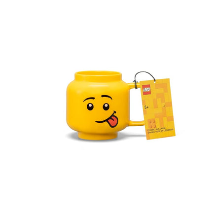 Room Copenhagen LEGO Ceramic Mug, Silly Boy Face, 