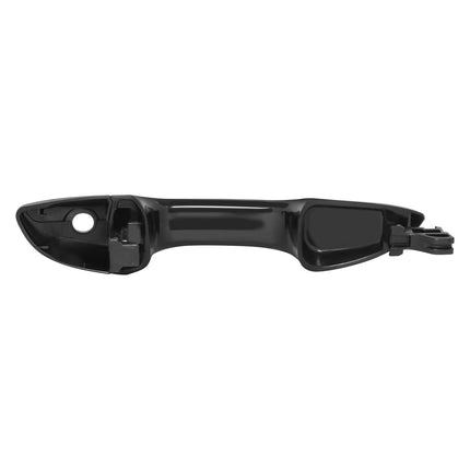 DNA MOTORING Front Driver Outer Door Handle Compatible with 14-19 Corolla, w/Keyhole, Black, OEM-DHO-01538