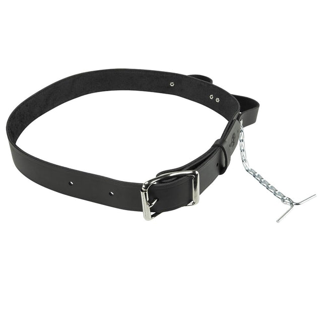 Klein Tools 5207M Electrician's Leather Tool Belt, Medium,Brown