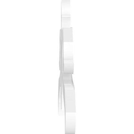 Ekena GPP060X015X100FLO Gable Pediment, Primed, 60" W x 15" H x 1" P (6/12)