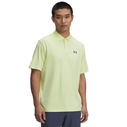 Under Armour Men's Matchplay Polo, (728) Sonic Yellow / / Downpour Gray, S