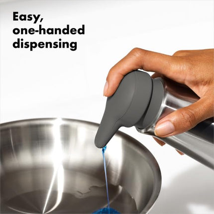 OXO 13273700 Good Grips Soap Dispenser Stainless Steel 15 oz