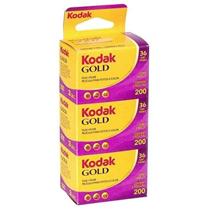 Kodak Gold 200 Film / 3 Pack / GB135-36-Vertical Packaging