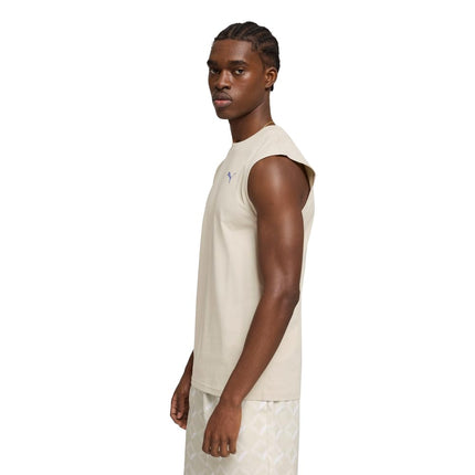 PUMA Men's Essentials Sleeveless T-Shirt (Available in Big & Tall), Desert Dust Ss25, 3XL Big