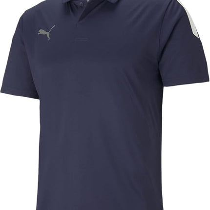Puma Men's Teamliga Sideline Polo Shirt, Peacoat/P