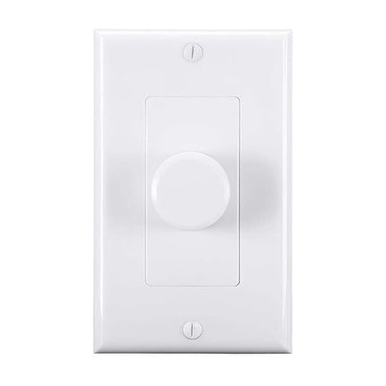 Monoprice 120-Watt Rotary Resistance Speaker Volume Control, 12-Position Switch, 36dB Attenuation, Solderless Speaker Terminals