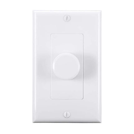 Monoprice Contrôleur de volume rotatif pour enceintes 120 W, commutateur 12 positions, atténuation de 36 dB, bornes de haut-parleur sans soudure