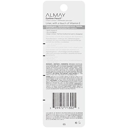 Delineador de ojos en lápiz Almay, Marrón, 1 unidad