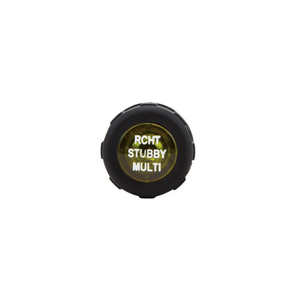 Klein 32593 Ratcheting Stubby Screwdriver, Black
