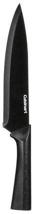 Juego de cuchillos Cuisinart, juego de cuchillos metálicos de 12 piezas con protector de hoja, ligeros, de acero inoxidable, duraderos y aptos para lavavajillas, C55-12PMB, negro