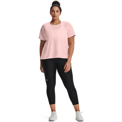 Legging de sport Under Armour HeatGear High Ankle pour femme, taille haute antidérapante, noir (001)/blanc, 1X
