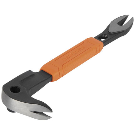 Klein Tools 66091 8" Heavy Duty Carbon Steel Integrated Dimple Nail Puller for Cats
