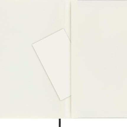 Moleskine Classic Notebook, Notebook With Plain Pages, Soft Cover and Elastic Closure, Black, XL, 19 x 25 cm, 192 Pages