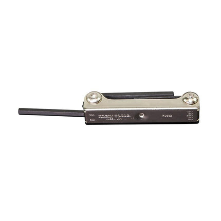 Klein 70582 3-5/8-Inch Folding Hex-Key Set with 7 Metric Sizes