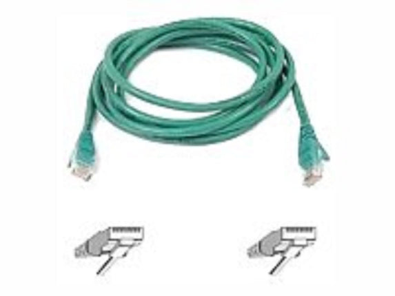 Belkin CAT5E Patch Cord Snagless, Green- 10ft