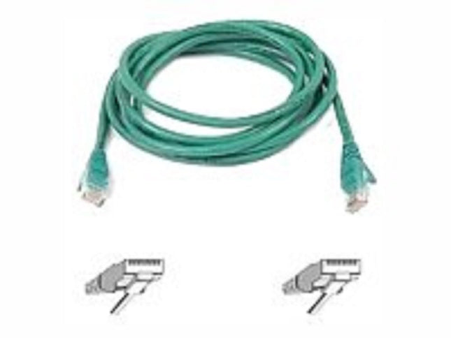 Belkin CAT5E Patch Cord Snagless, Green- 10ft