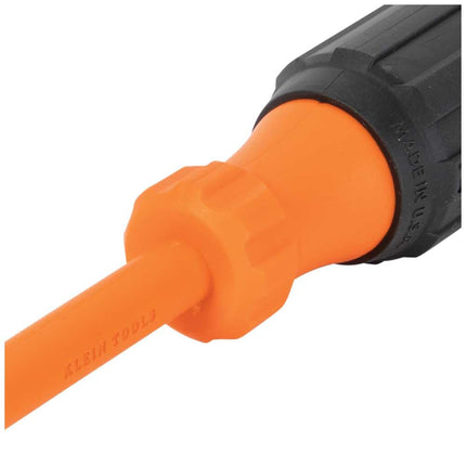 Klein Tools 6836INS Insulated Screwdriver, 1000V #2 Phillips Tip Screwdriver with 6-Inch Shank, Tip-Ident, Cushion-Grip Handle
