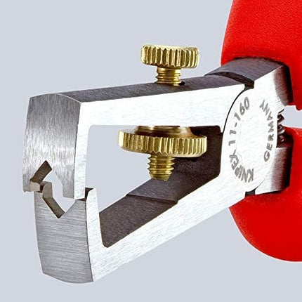 KNIPEX Insulation Stripper with Opening Spring, 11 01 160
