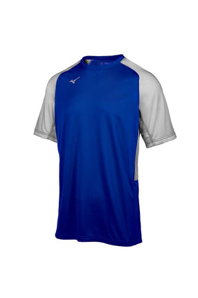 Mizuno Youth Aerolite Crew Baseball Jersey, Royal-