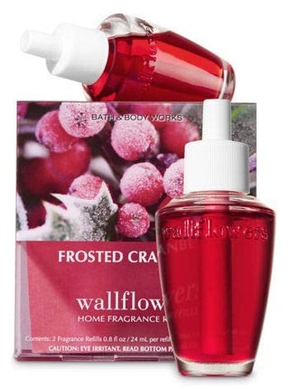 Bath & Body Works Home FROSTED CRANBERRY Wallflowers 2-Pack Refills (2 Fragrance Bulbs at .8 fl oz / 24 ml)
