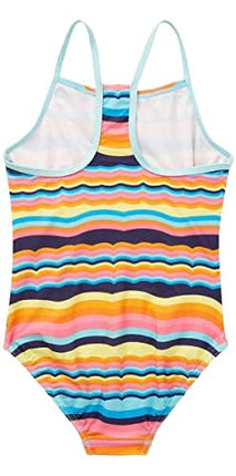Traje de baño de una pieza con tirantes finos para niña Speedo (rosa, talla XL 16)