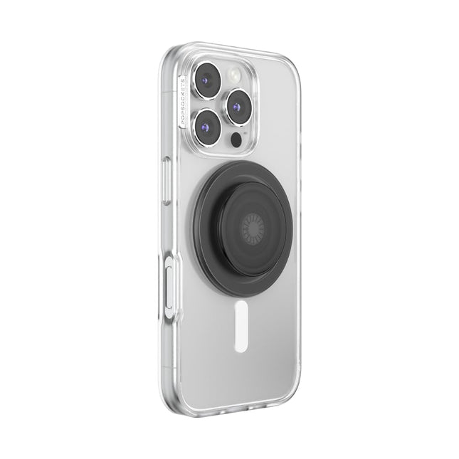 PopSockets Phone Grip for MagSafe, Magnetic Holder, Phone Stand, Black - New Essentials