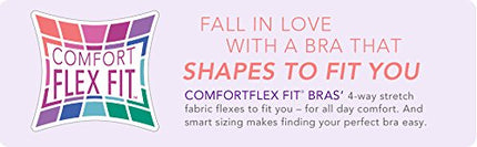 Hanes Women's Wireless, Cozy Full-Coverage Pullover, Seamless T-Shirt Bra, Opaque, Nude, 3X-Large