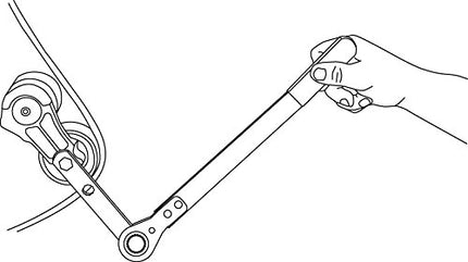 Lisle 59000 Ratcheting Serpentine Belt Tool
