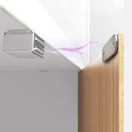 Moosike Cabinet Magnets Magnetic Door Catch Stainless Steel Door Magnet for Kitchen Bathroom Cupboard Wardrobe Closet Closures Cabinet Door Drawer Latch 20 lbs(20Pack)