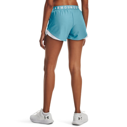 Under Armour Women's Play Up 3.0 Shorts, (433) Glacier Blue/White/White, XS