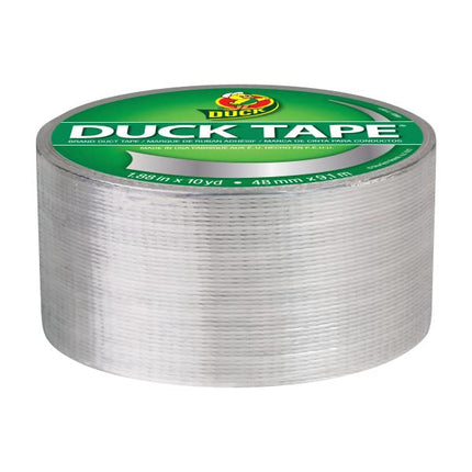 Ruban adhésif toilé couleur Duck Brand 280621, chrome métallisé, 4,77 cm x 9,14 m par rouleau, 3 rouleaux