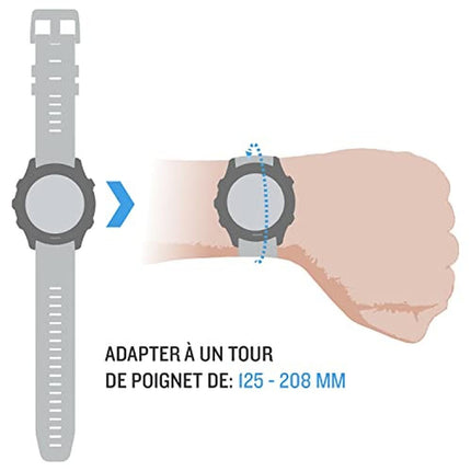 Garmin QuickFit 22 Watch Bands - Heathered Red Nylon