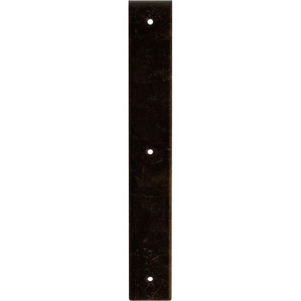 Ekena Millwork BKTM02X14X14HAABZ Steel Bracket Hamilton, 2"W x 14"D x 14"H, Antiqued Bronze