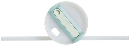 Vaso Stanley Quencher H2.0 con asa y pajita de 887 ml | Tapa giratoria de 3 posiciones | Compatible con portavasos para viajes | Vaso térmico de acero inoxidable | Sin BPA | Seafoam