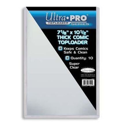 Ultra Pro 7-1/2" X 11" Thick Comic Toploader 10ct