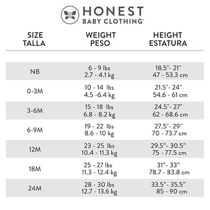 HonestBaby Paquete de 5 bodies de manga larga para bebé niño, 100% algodón orgánico, conjunto de camisetas para bebé y niño pequeño, Ombre natural, 0-3 meses