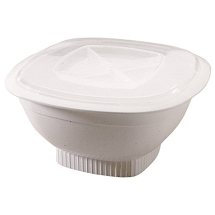 Nordic Ware Microwave 12 Cup Popcorn Popper, Popcorn Maker, Microwave Popcorn Maker Made in the USA, Colour: White