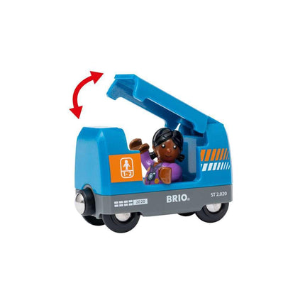 BRIO World Smart Tech Sound Action Tunnel Train Station for Kids Age 3 Years Up - Gifts for Children