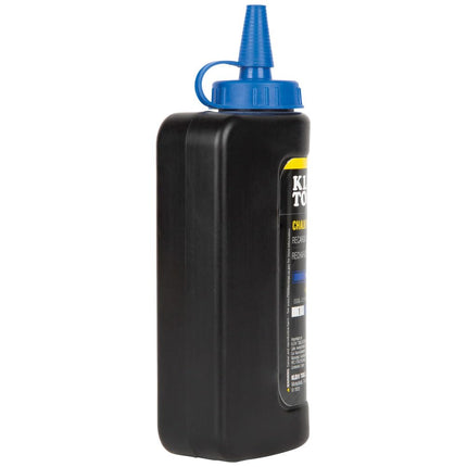 Klein Tools CHLK14B Marking Chalk Refill, High-Visibility Blue, 14-Ounce Squeeze Bottle, Water and Fade Resistant Chalk