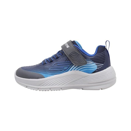 Skechers Boys' Microspec Advance Trainer, Navy, 10