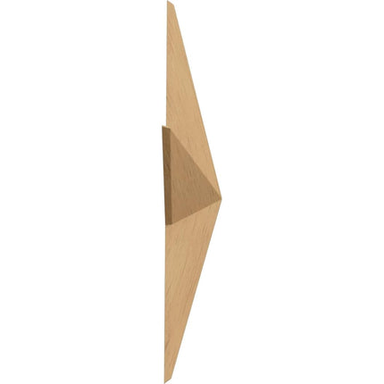 Ekena Millwork ROS05X05GLRW Galveston Star Rosette, 5-Inch x 5-Inch x 3/4-Inch, Rubberwood