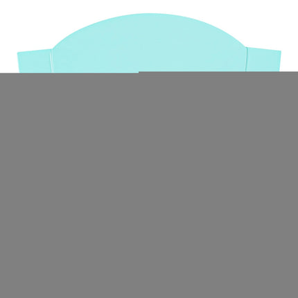 Bio Tek 4.5 x 3.2 x 3.9 Inch French Fry Cup, 100 Disposable Snack Cups - Stackable, Sustainable, Turquoise Paper 3 Ounce Fry Holder, for Fries, Onion Rings, Popcorn, or Cookies - Restaurantware