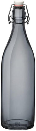 Bormioli Rocco Giara Red Glass Swing Top Bottle, 33 3/4 oz by Bormioli Rocco