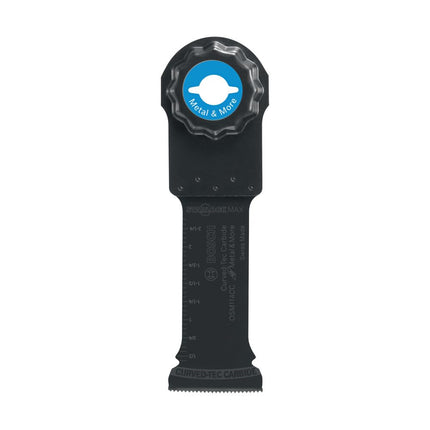 BOSCH OSM114CC 1-1/4 In. StarlockMax Oscillating Multi-Tool Curved-Tec Carbide Extreme Plunge Blade