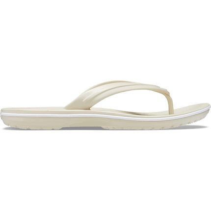 Crocs Unisex Crocband Flip Flip Flops, Bone, 8 UK 