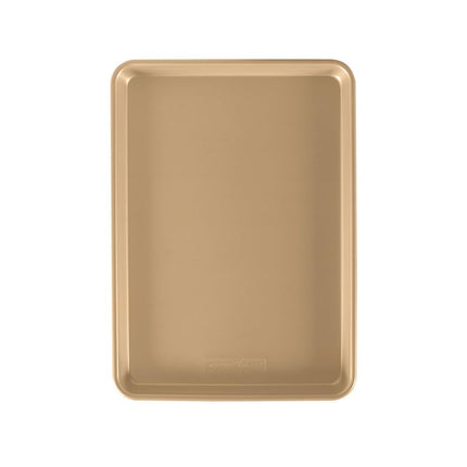 Nordic Ware Naturals Non-Stick Baker's Half Sheet Pan, Aluminium Baking Sheet with Superior Heat Conductivity, Premium Bakeware Made in the USA, Gold